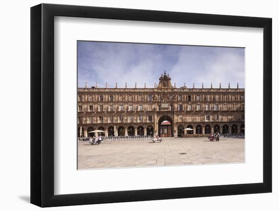 Plaza Mayor in Salamanca, UNESCO World Heritage Site, Castile and Leon, Spain, Europe-Julian Elliott-Framed Photographic Print