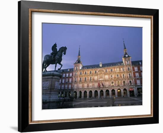 Plaza Mayor, Madrid, Spain-Jon Arnold-Framed Photographic Print