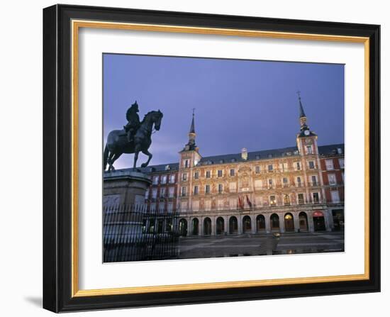 Plaza Mayor, Madrid, Spain-Jon Arnold-Framed Photographic Print