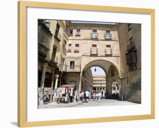 Plaza Mayor, Salamanca, Castilla Y Leon, Spain, Europe-White Gary-Framed Photographic Print