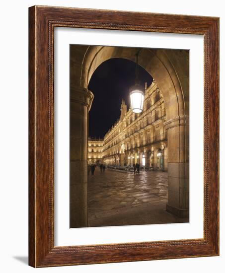 Plaza Mayor, Salamanca, Spain-Walter Bibikow-Framed Photographic Print