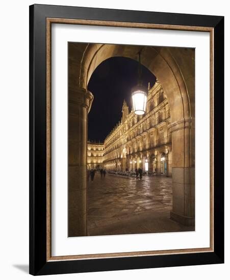 Plaza Mayor, Salamanca, Spain-Walter Bibikow-Framed Photographic Print