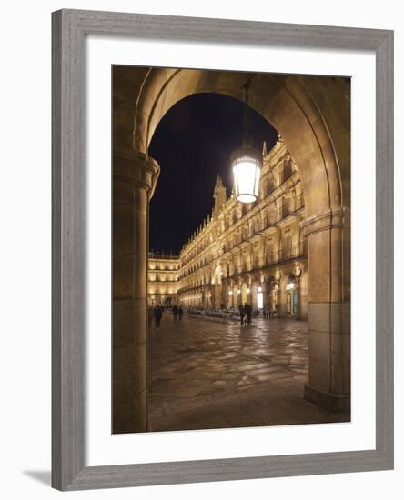 Plaza Mayor, Salamanca, Spain-Walter Bibikow-Framed Photographic Print