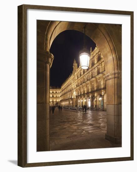 Plaza Mayor, Salamanca, Spain-Walter Bibikow-Framed Photographic Print