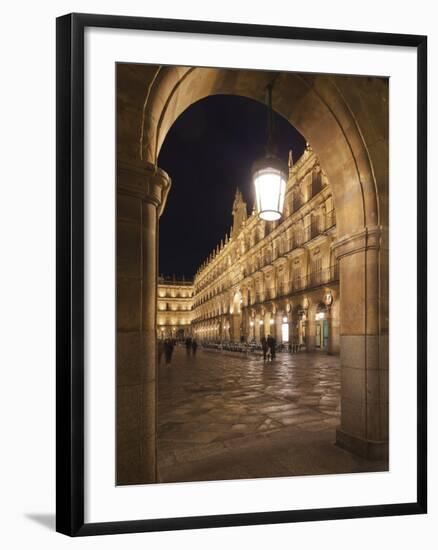 Plaza Mayor, Salamanca, Spain-Walter Bibikow-Framed Photographic Print