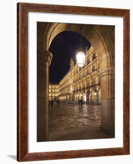 Plaza Mayor, Salamanca, Spain-Walter Bibikow-Framed Photographic Print