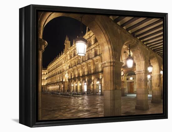 Plaza Mayor, Salamanca, Spain-Walter Bibikow-Framed Premier Image Canvas