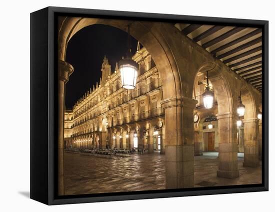 Plaza Mayor, Salamanca, Spain-Walter Bibikow-Framed Premier Image Canvas