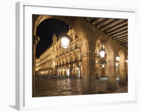 Plaza Mayor, Salamanca, Spain-Walter Bibikow-Framed Photographic Print