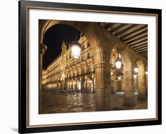 Plaza Mayor, Salamanca, Spain-Walter Bibikow-Framed Photographic Print