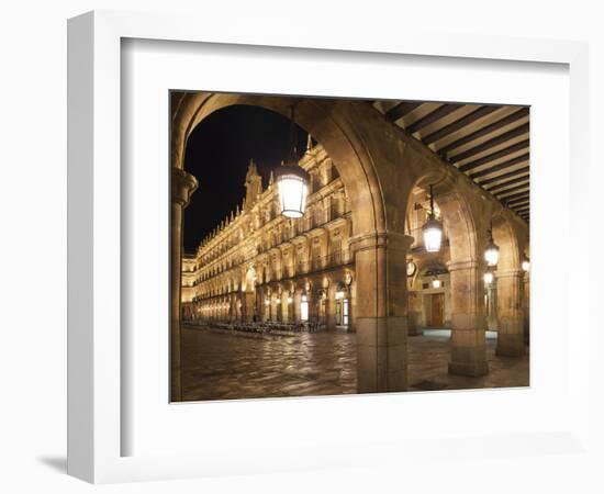 Plaza Mayor, Salamanca, Spain-Walter Bibikow-Framed Photographic Print