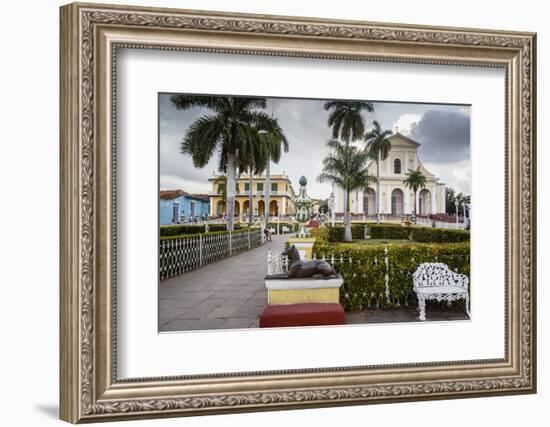 Plaza Mayor, Trinidad, UNESCO World Heritage Site, Sancti Spiritus Province, Cuba-Yadid Levy-Framed Photographic Print