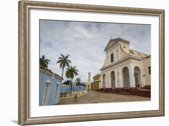 Plaza Mayor with the Iglesia Parroquial De La Santisima Trinidad and the Museo Nacional De La Lucha-Yadid Levy-Framed Photographic Print