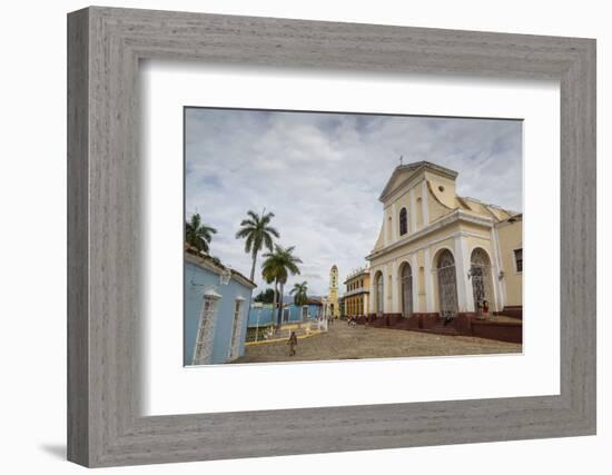 Plaza Mayor with the Iglesia Parroquial De La Santisima Trinidad and the Museo Nacional De La Lucha-Yadid Levy-Framed Photographic Print