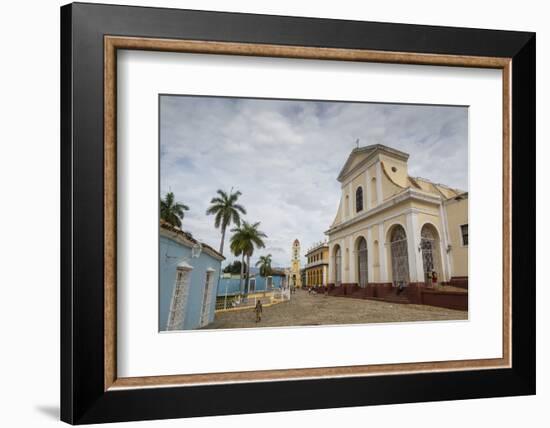 Plaza Mayor with the Iglesia Parroquial De La Santisima Trinidad and the Museo Nacional De La Lucha-Yadid Levy-Framed Photographic Print