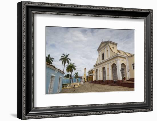Plaza Mayor with the Iglesia Parroquial De La Santisima Trinidad and the Museo Nacional De La Lucha-Yadid Levy-Framed Photographic Print