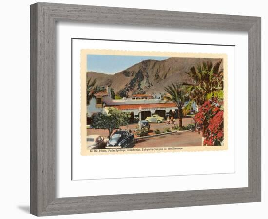 Plaza, Palm Springs, California-null-Framed Premium Giclee Print