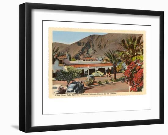 Plaza, Palm Springs, California-null-Framed Premium Giclee Print