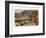 Plaza, Palm Springs, California-null-Framed Art Print