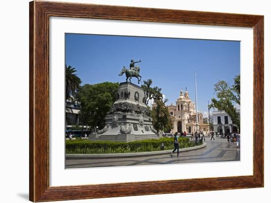 Plaza San Martin, Cordoba City, Cordoba Province, Argentina, South America, South America-Yadid Levy-Framed Photographic Print