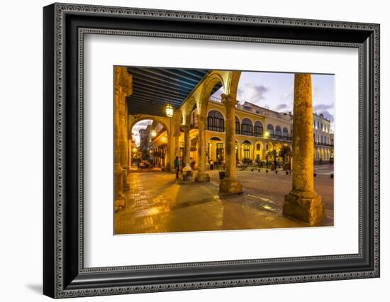 Plaza Vieja, Habana Vieja, Havana, Cuba-Jon Arnold-Framed Photographic Print