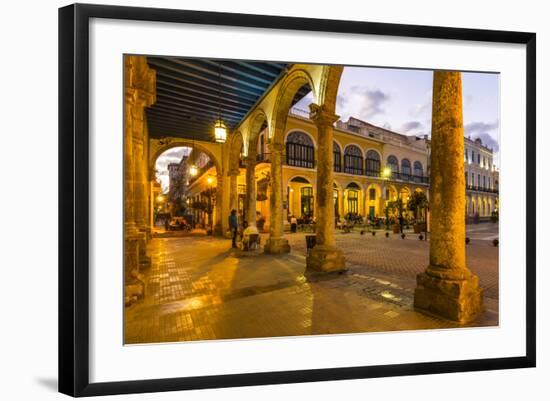 Plaza Vieja, Habana Vieja, Havana, Cuba-Jon Arnold-Framed Photographic Print