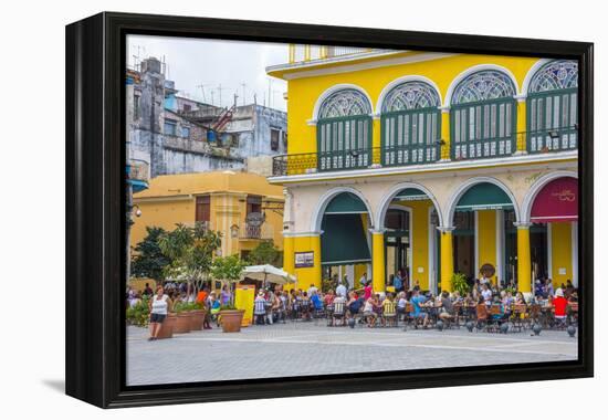 Plaza Vieja, La Habana Vieja (Old Havana), Havana, Cuba, West Indies, Caribbean-Alan Copson-Framed Premier Image Canvas