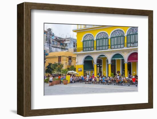 Plaza Vieja, La Habana Vieja (Old Havana), Havana, Cuba, West Indies, Caribbean-Alan Copson-Framed Photographic Print