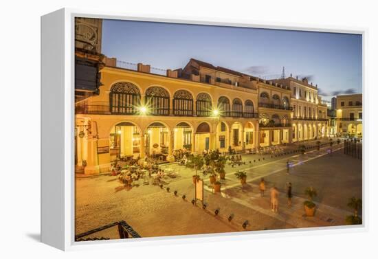 Plaza Vieja, UNESCO World Heritage Site, Havana, Cuba, West Indies, Caribbean, Central America-Angelo Cavalli-Framed Premier Image Canvas