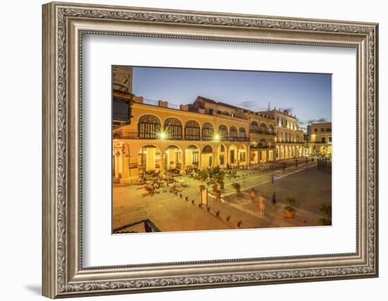 Plaza Vieja, UNESCO World Heritage Site, Havana, Cuba, West Indies, Caribbean, Central America-Angelo Cavalli-Framed Photographic Print