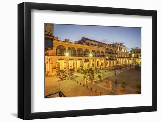 Plaza Vieja, UNESCO World Heritage Site, Havana, Cuba, West Indies, Caribbean, Central America-Angelo Cavalli-Framed Photographic Print