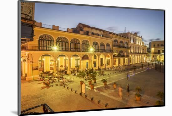 Plaza Vieja, UNESCO World Heritage Site, Havana, Cuba, West Indies, Caribbean, Central America-Angelo Cavalli-Mounted Photographic Print