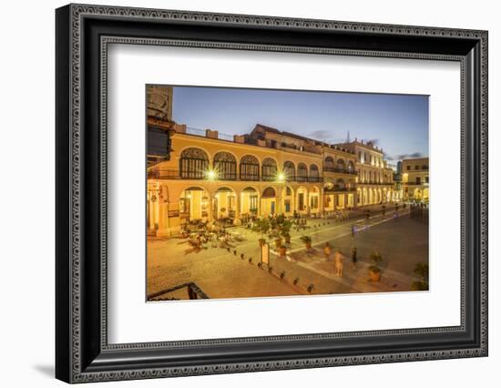 Plaza Vieja, UNESCO World Heritage Site, Havana, Cuba, West Indies, Caribbean, Central America-Angelo Cavalli-Framed Photographic Print