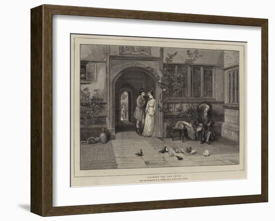 Pleading the Old Cause-William Frederick Yeames-Framed Giclee Print