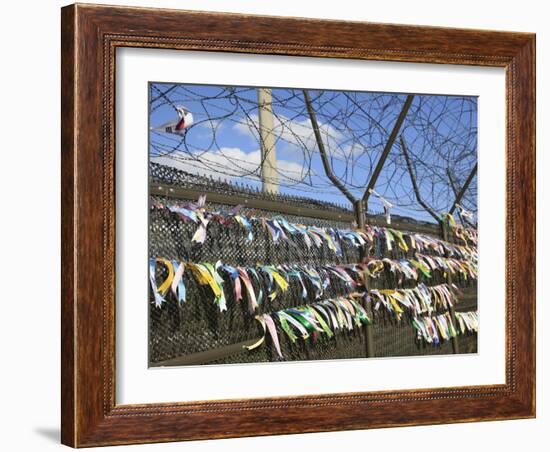 Pleas For Unification, Imjingak, Paju, South Korea, Asia-Wendy Connett-Framed Photographic Print