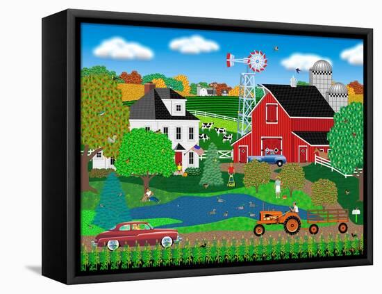 Pleasant Day on the Farm-Mark Frost-Framed Premier Image Canvas