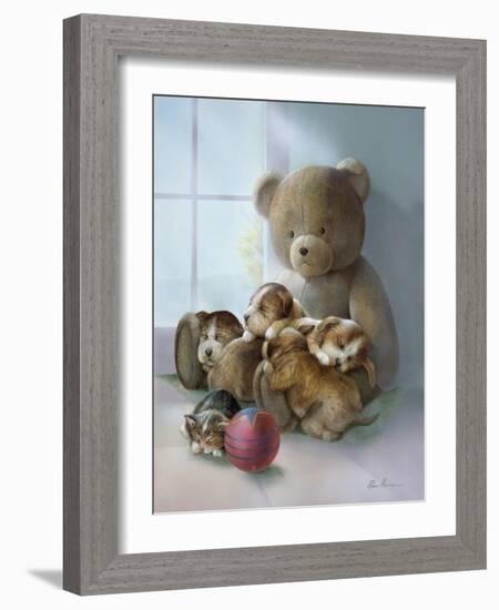 Pleasant Dreams-Ruane Manning-Framed Art Print