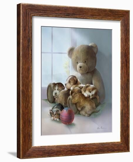 Pleasant Dreams-Ruane Manning-Framed Art Print