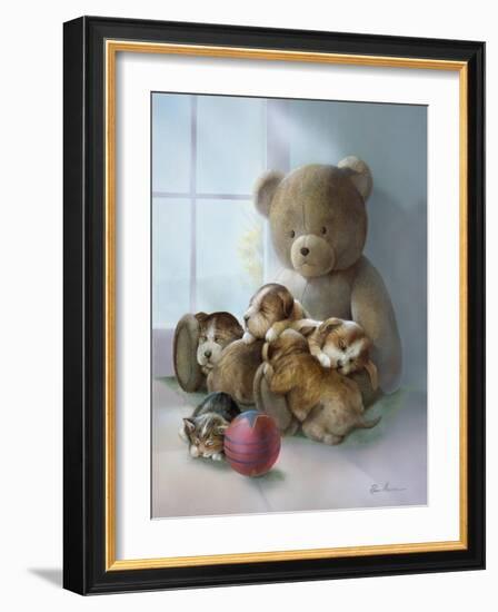 Pleasant Dreams-Ruane Manning-Framed Art Print