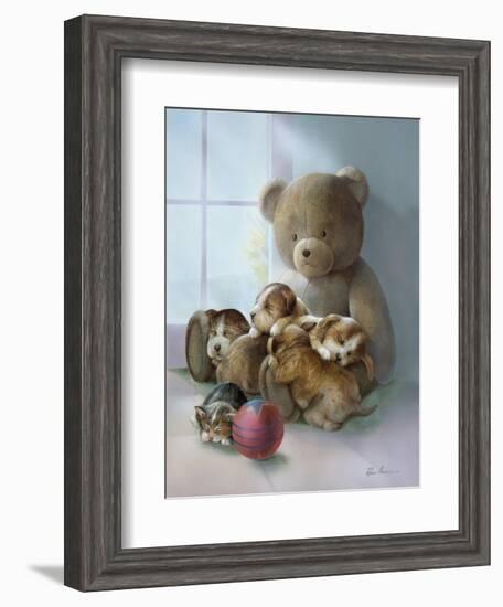 Pleasant Dreams-Ruane Manning-Framed Art Print