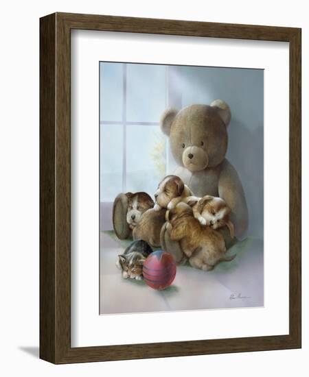 Pleasant Dreams-Ruane Manning-Framed Art Print