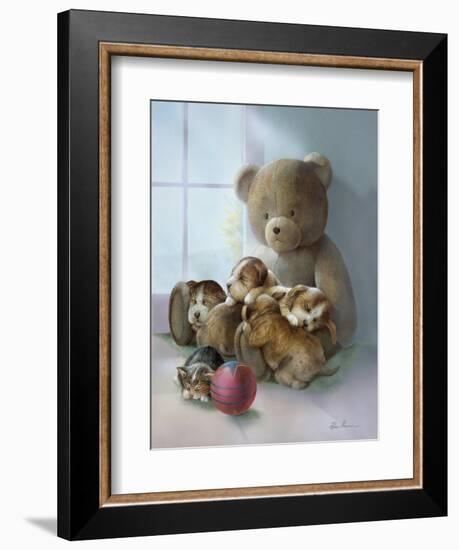 Pleasant Dreams-Ruane Manning-Framed Art Print