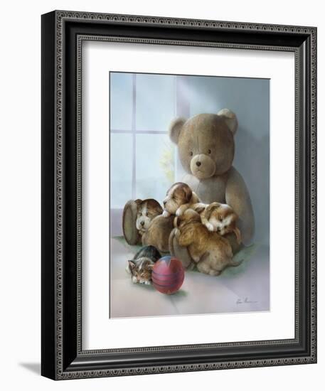 Pleasant Dreams-Ruane Manning-Framed Art Print