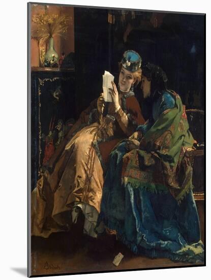 Pleasant Letter, 1860S-Alfred Stevens-Mounted Giclee Print