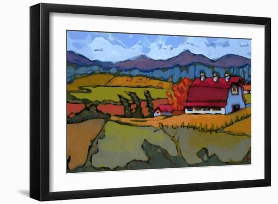 Pleasant Valley Farm-Don Tiller-Framed Giclee Print