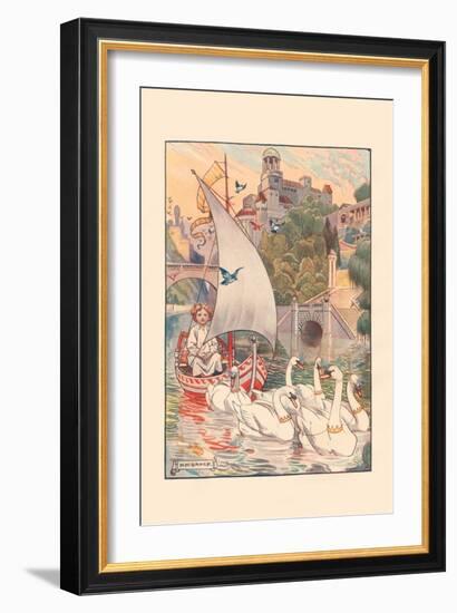 Pleasant Voyage-H.m. Brock-Framed Art Print