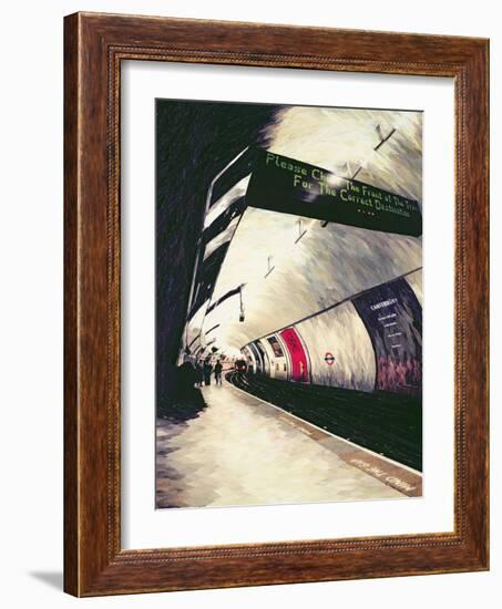 Please Check the Front of the Train... 1998-Ellen Golla-Framed Giclee Print