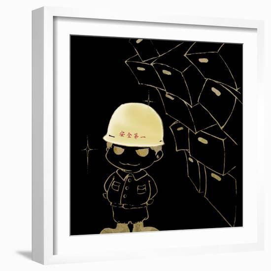 Please Save My Head-Meiya Y-Framed Giclee Print