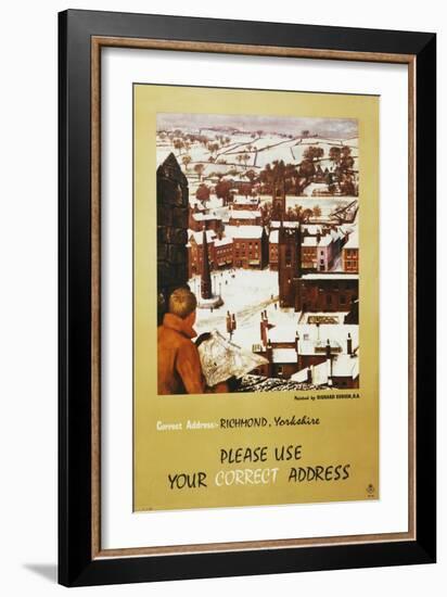 Please Use Your Correct Address-Richard Eurich-Framed Art Print