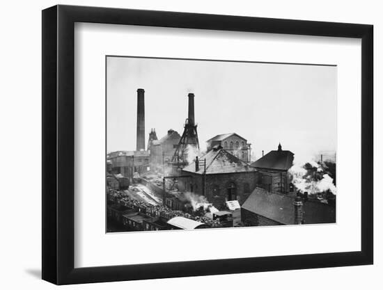 Pleasley Colliery in Derbyshire-null-Framed Photographic Print